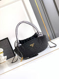 Black Small crochet bag