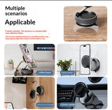 Multifunctional, fully rotatable vacuum suction cup phone holder—suitable for various scenarios.