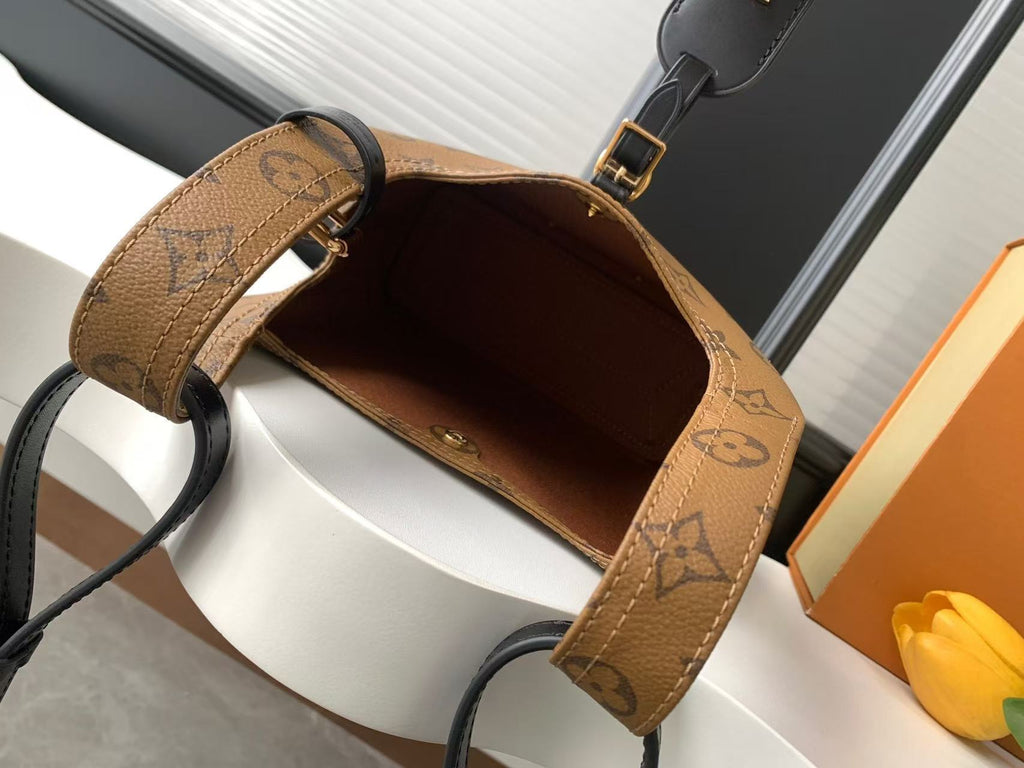 brown monogram handbag series