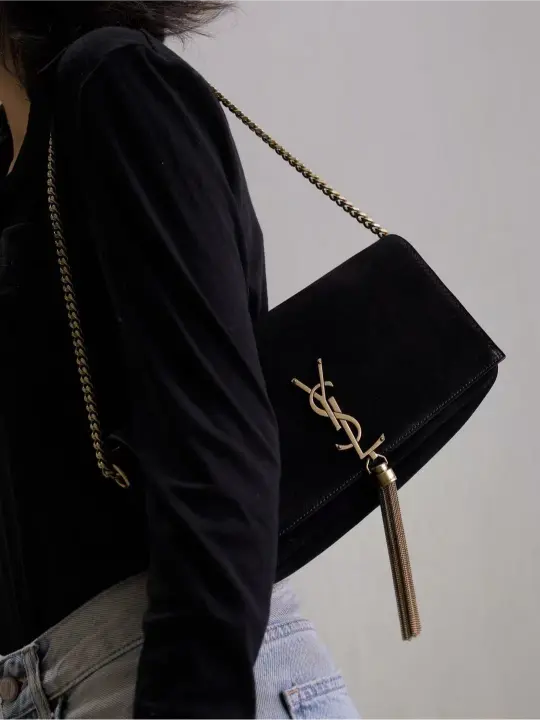 Kate series chain bag suede