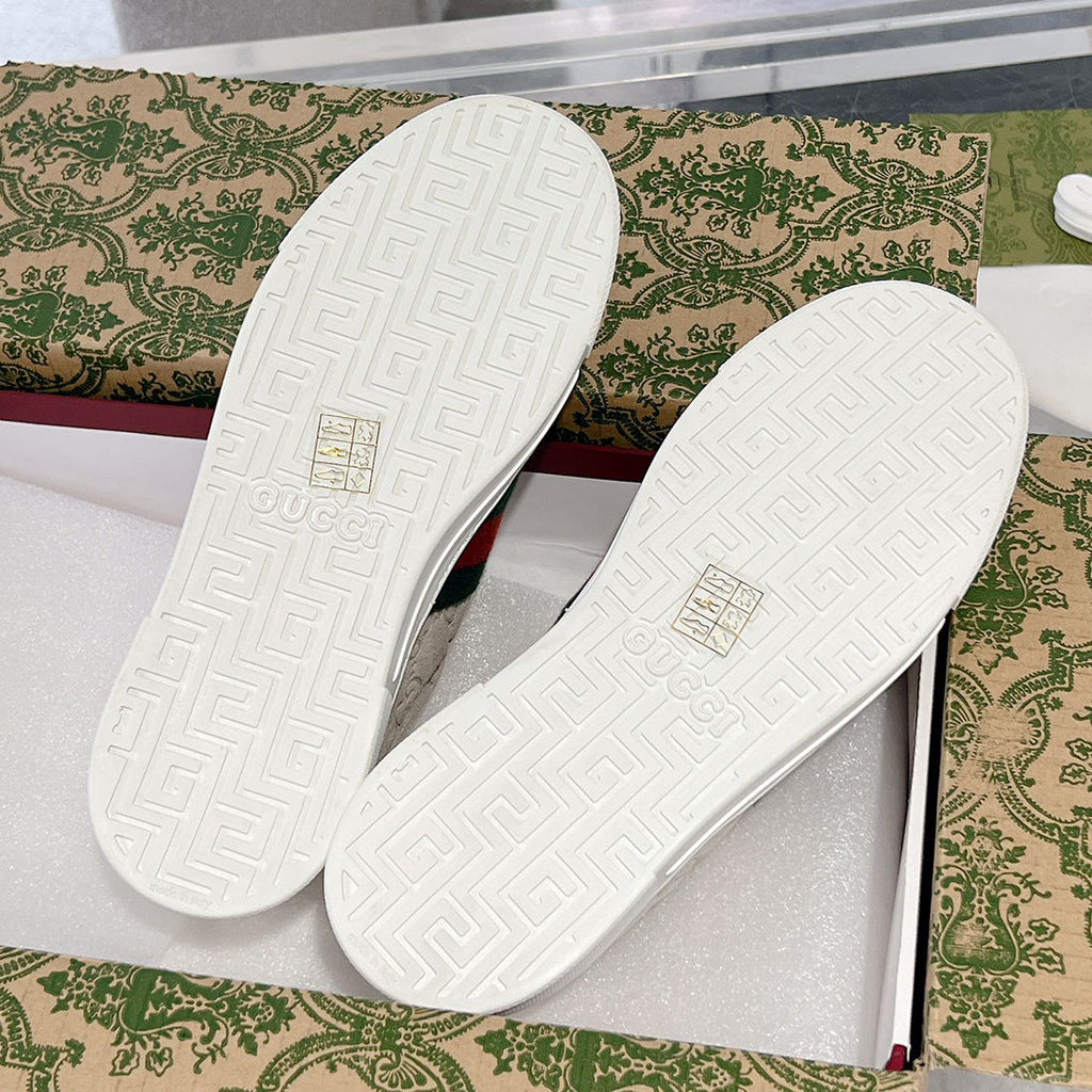 Women's Ace Series Oatmeal GG Suede Sneakers 798654 AADV9 9566