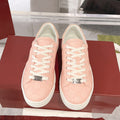 Ace Series Women's Pink GG Supreme Canvas Sneakers |812026 FAD2A 8741