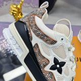 Men's Skate Shoes Leopard Print Studs/Rhinestones Edition| 1ADI4D