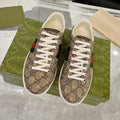 Men's Ace Series Ebony GG Supreme Bee Print Sneakers |548950 9N050 8465