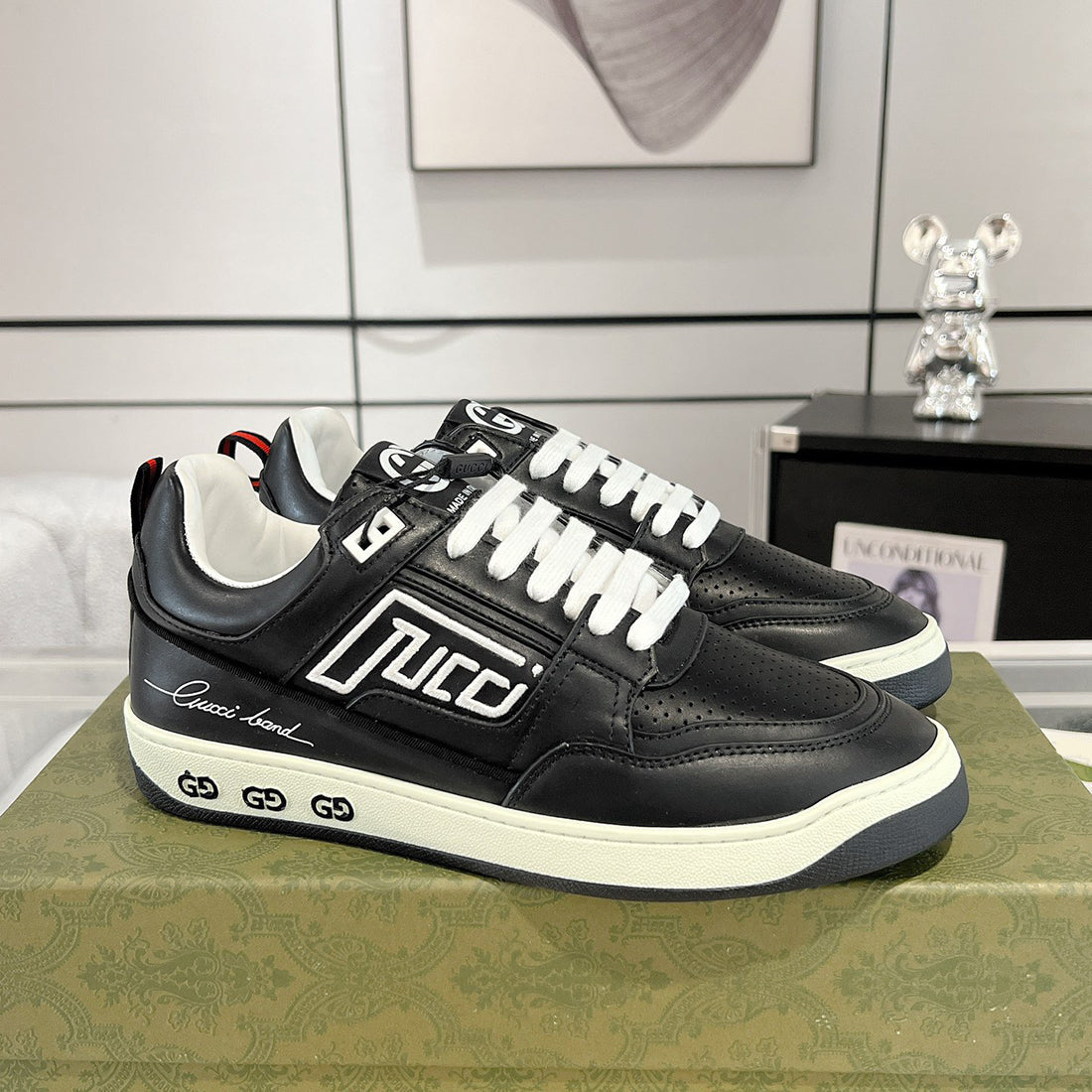 Men's Basket 70s Retro Style Black Basketball Shoes| 697882 2SH90 1051