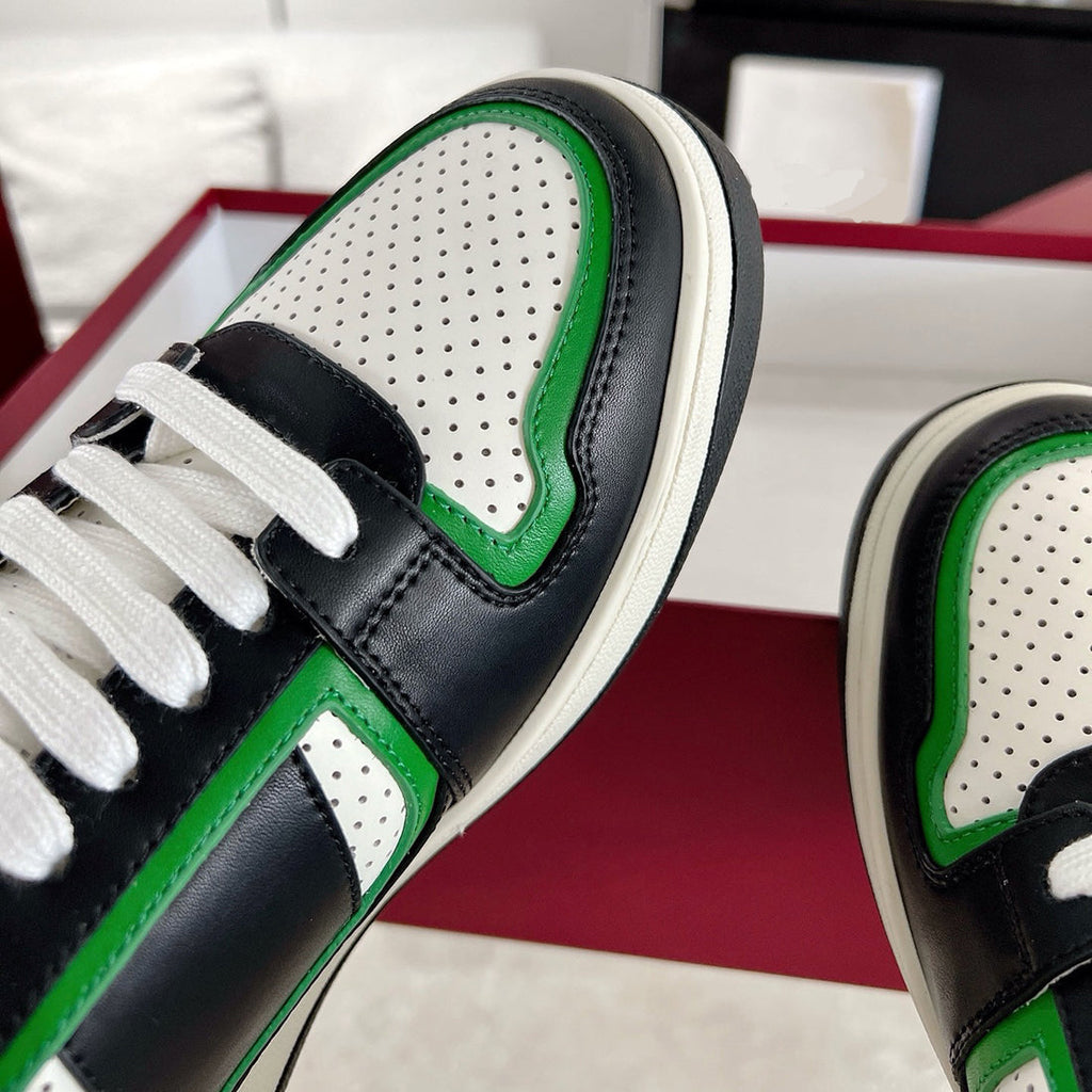Basket Series Men's Low-Top Sneakers (Green Demetra Material) |697882 2SH90 3760