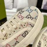 Women's Treck Series Colorful Crystal GG Platform Sneakers 771645 FABH3 9179