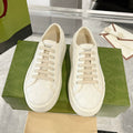 Women's Tennis 1977 Series GG White Canvas Chunky-Sole Sneakers |746767 20Q20 9044