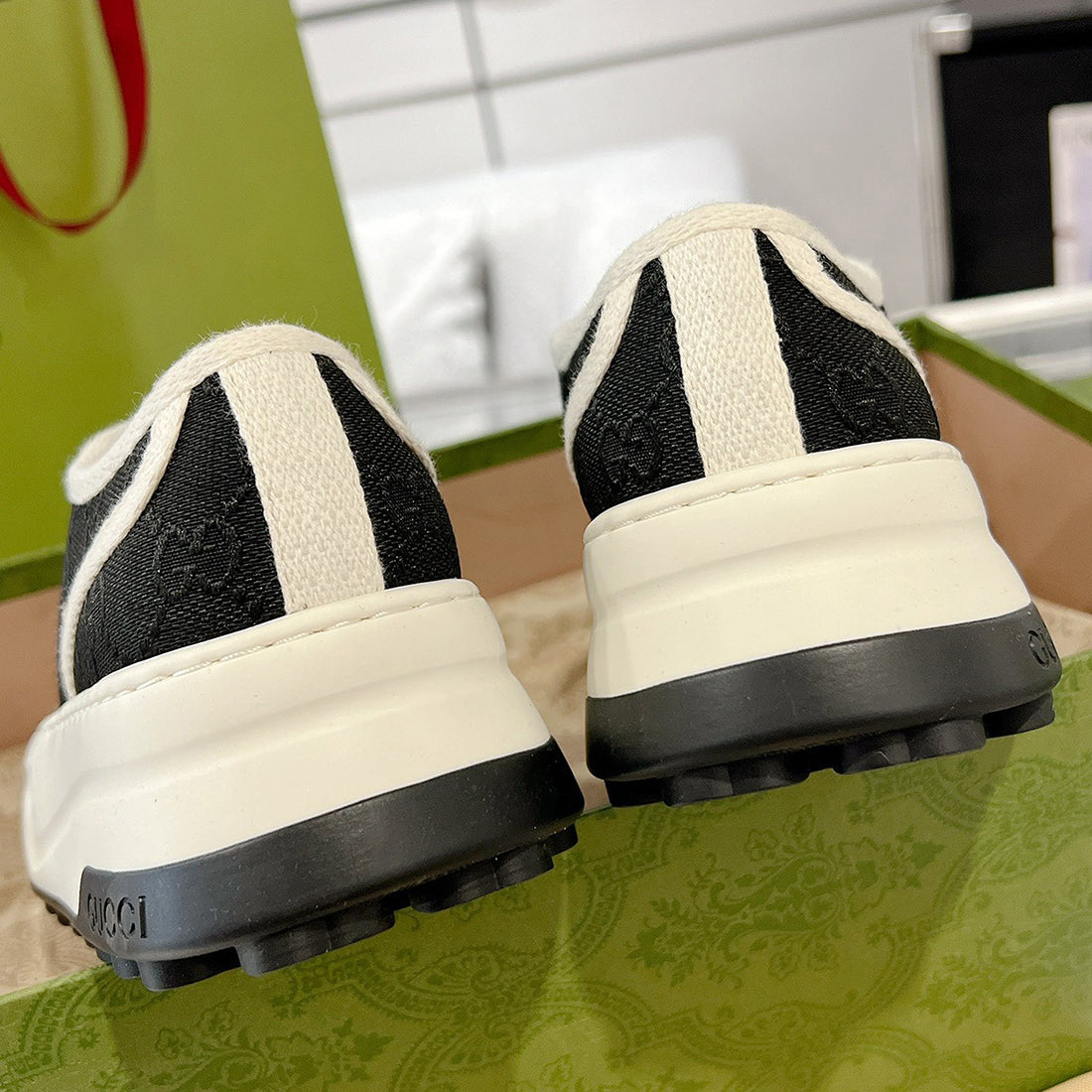 Women's Tennis 1977 Series Black Canvas Platform Sneakers |745997 20Q20 1043