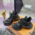 Women's Archlight Sneakers with Black Background and Rhinestones |1AICTP