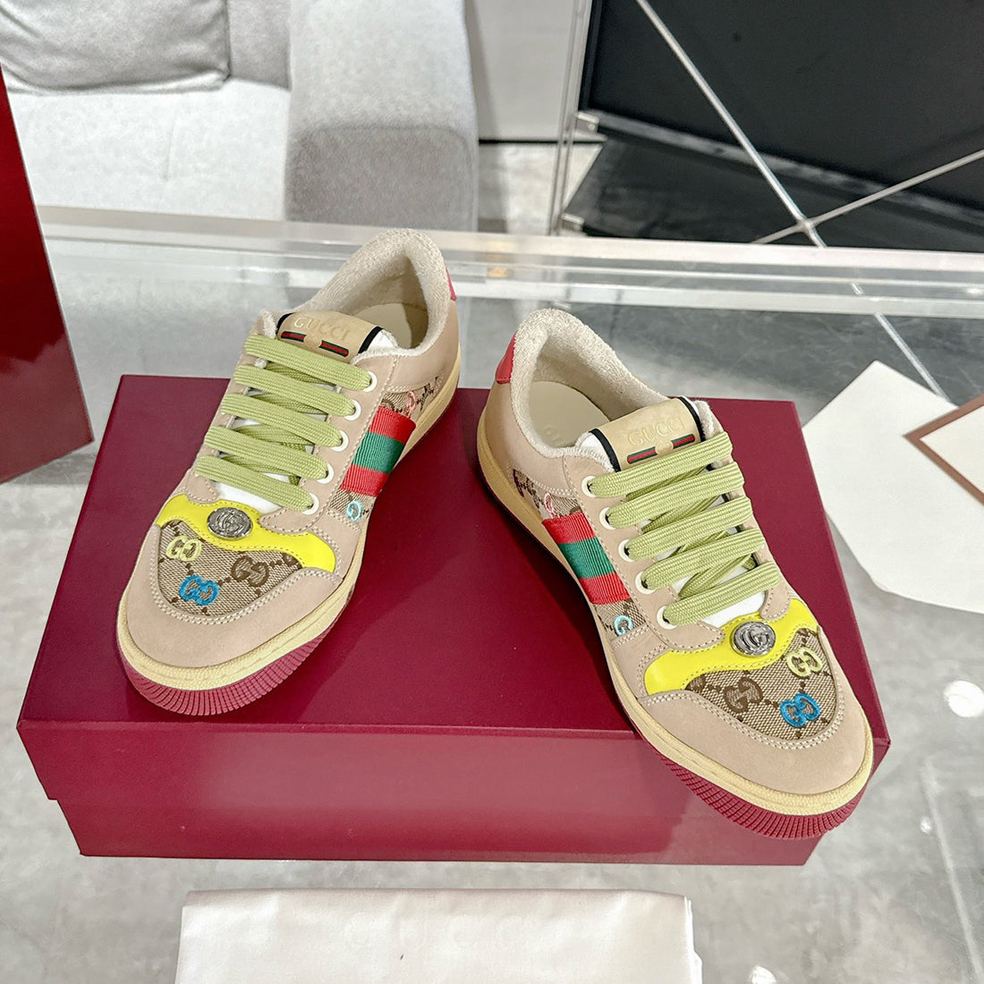Women's Screener Series Multicolor Canvas Sneakers| 838873 9SFR0 2544