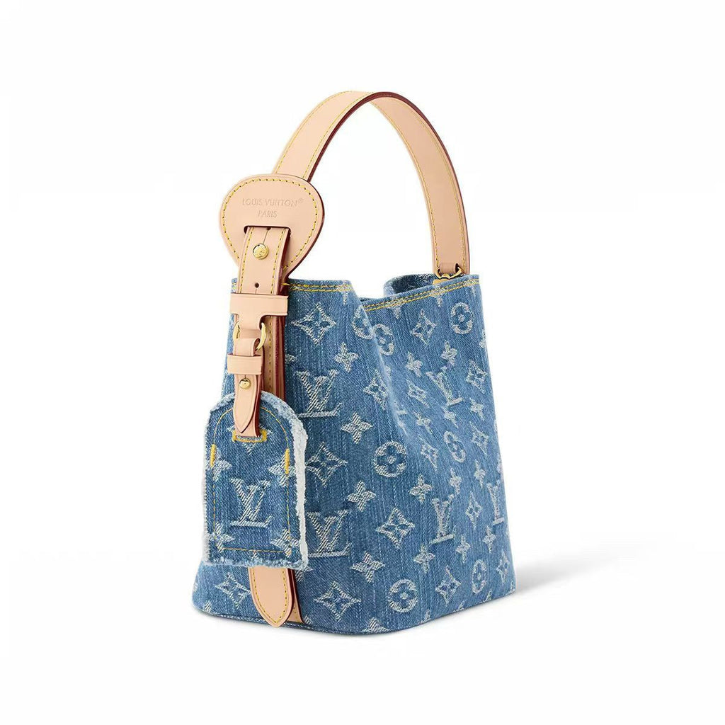 2026 All In BB Monogram Denim Canvas Tote M28107