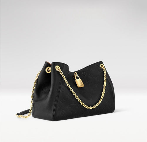 2026 Anytime PM Handbag in Black Monogram Empreinte Embossed Leather M14324