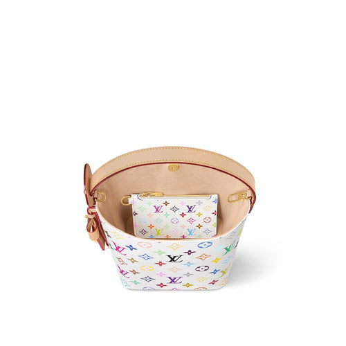 2026 All In BB Handbag in White Multicolor Monogram Coated Canvas M13089