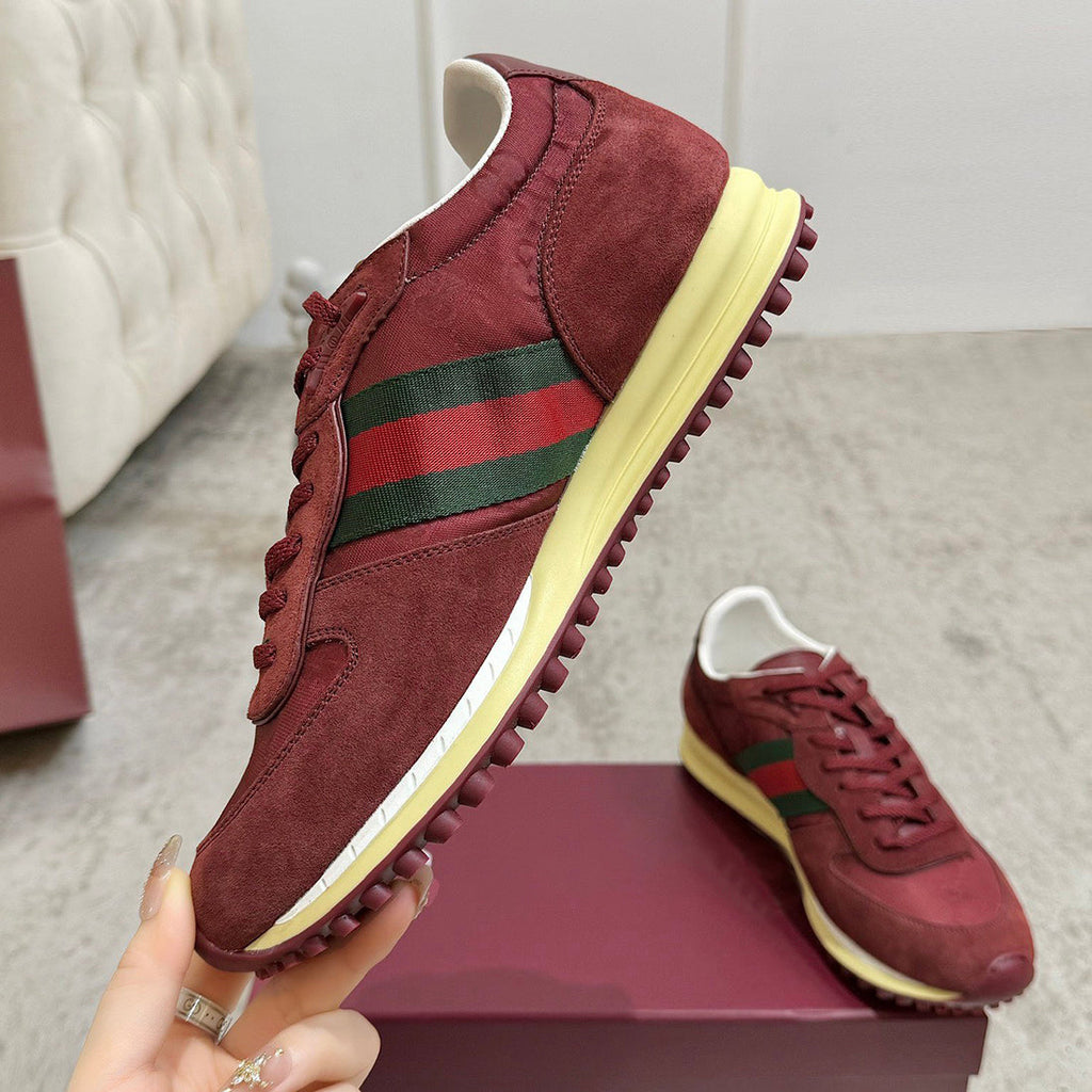 Men’s Re-Motion Sneakers (GG Nylon and Suede, Ancora Red) |832461 AAEW3 6141