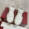 Women’s Re-Motion Series White GG Canvas and Suede Sneakers| 832918 AAEZM 9067