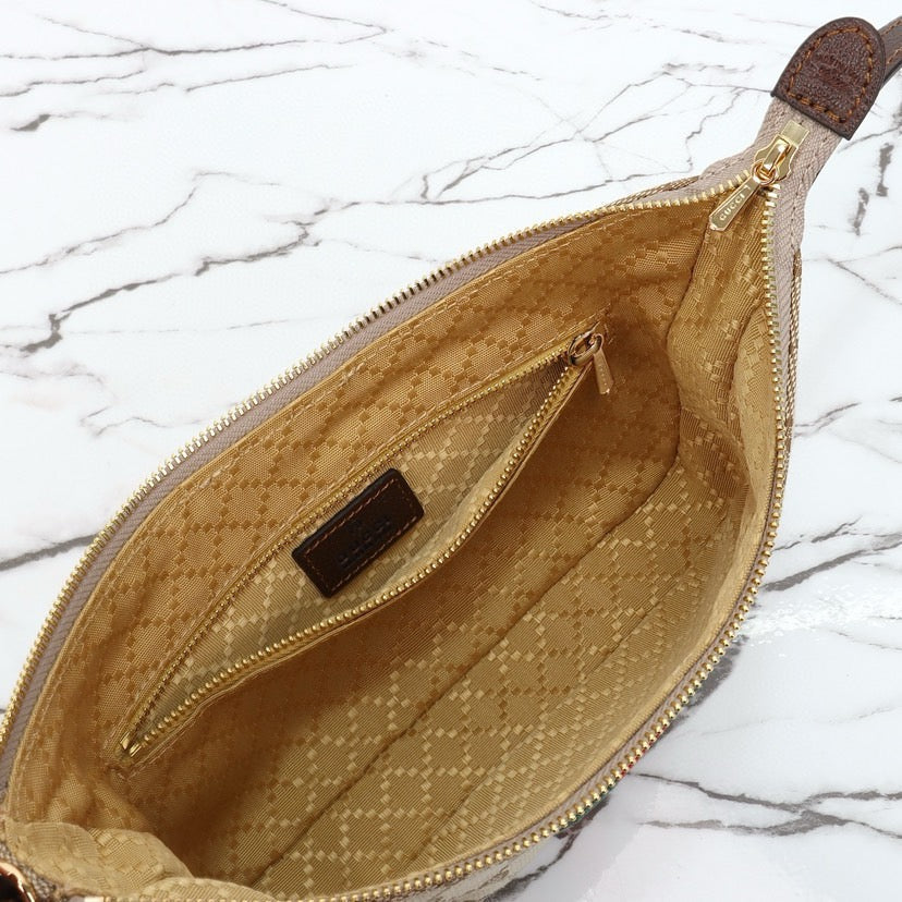 2026 Mini/Small Shoulder Crossbody Bag in Dark Brown GG Canvas 863406 FAFV9 9653