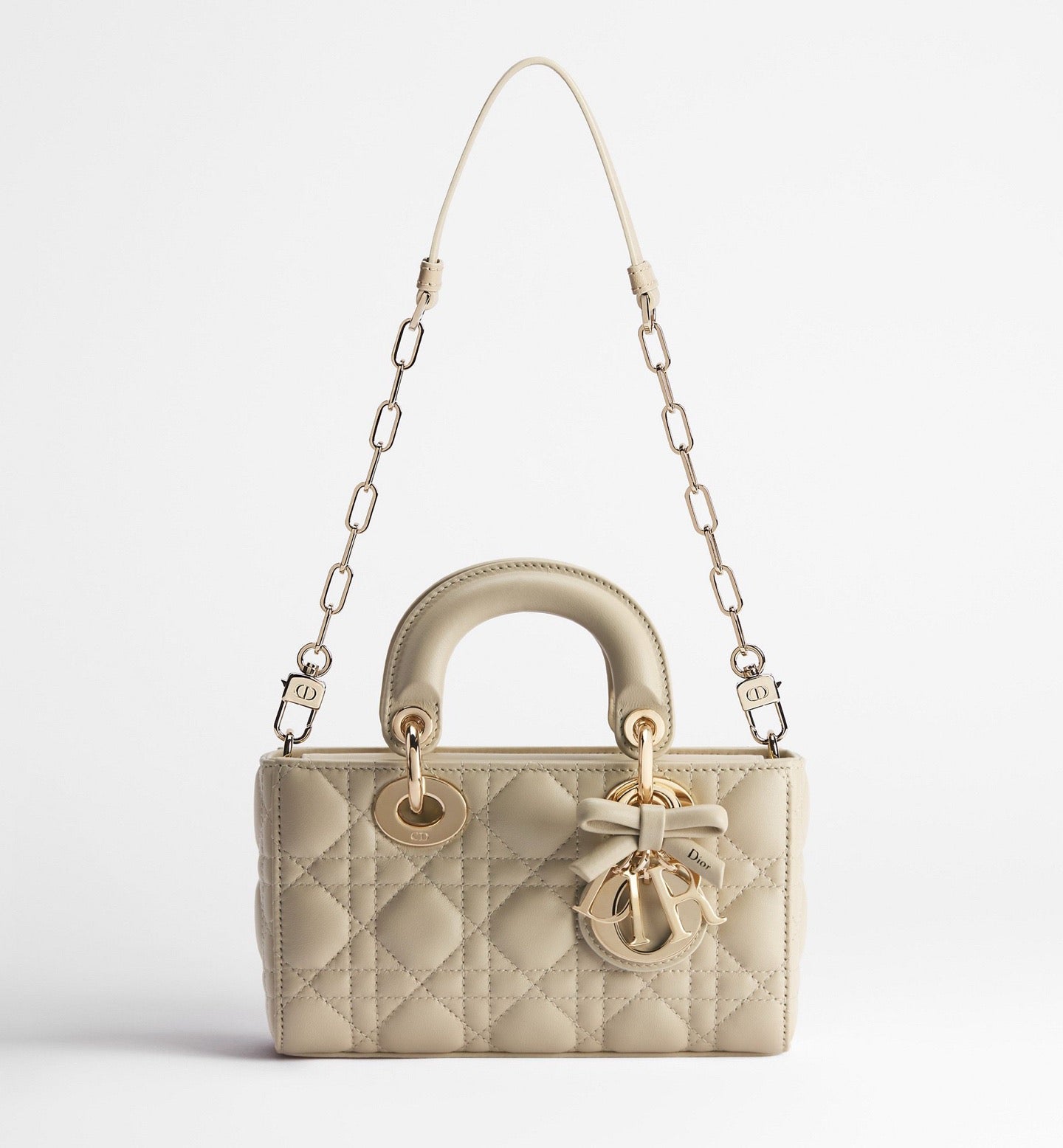 2026 Mini Lady D-Joy Trench Handbag in Fine Lambskin M0636OUQA_M73U