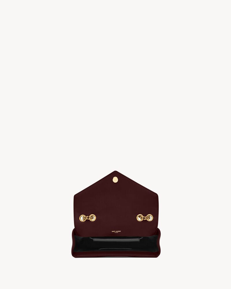 2026 Loulou Series Large  Deep Burgundy Lambskin Shoulder Bag 803541AAEAX6197