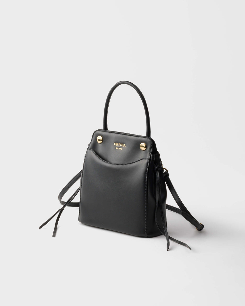 2026 Black Mini Leather Handbag 1BA496_2C6A_F0002_V_OOO