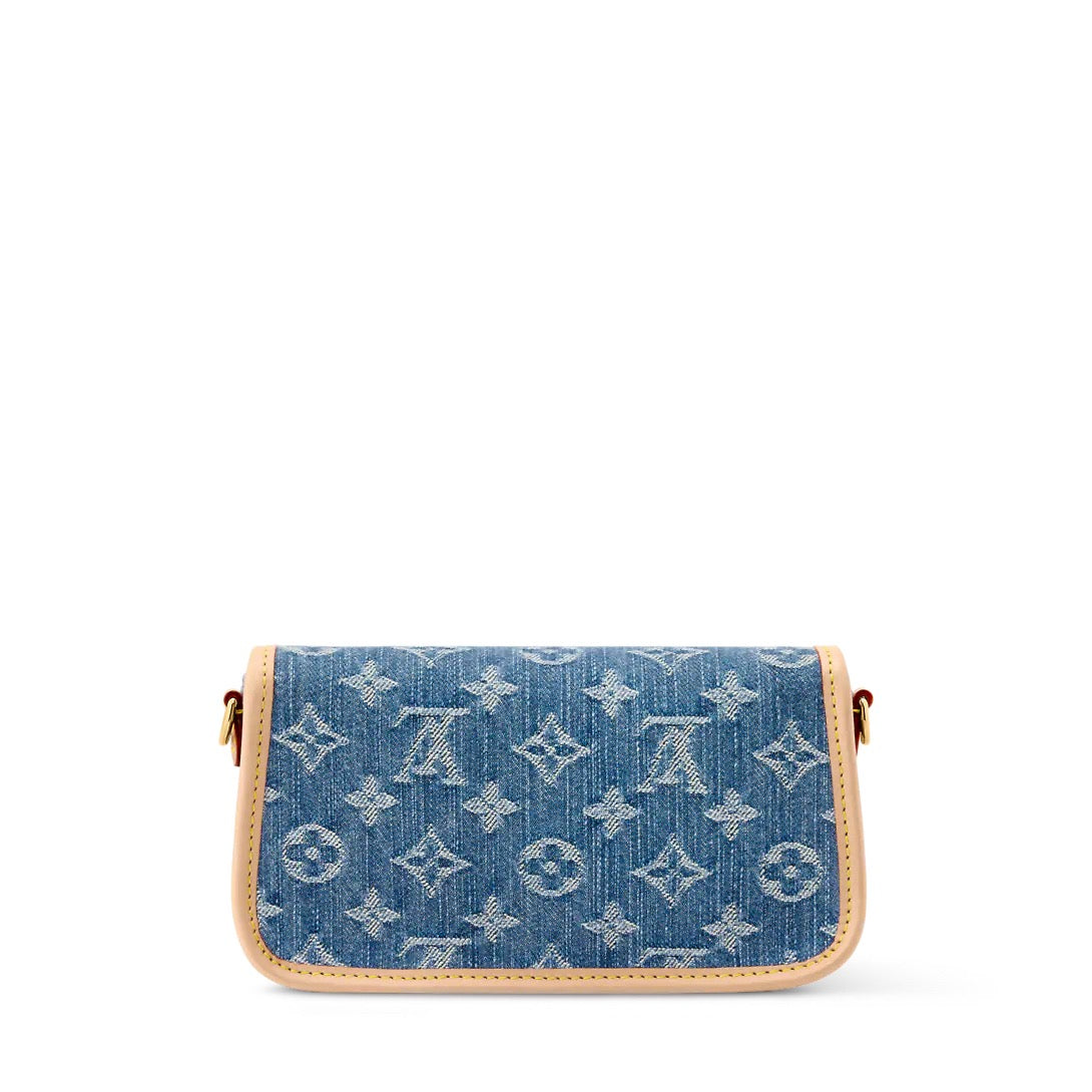 2026 Blue Denim Monogram Baguette Bag M13070