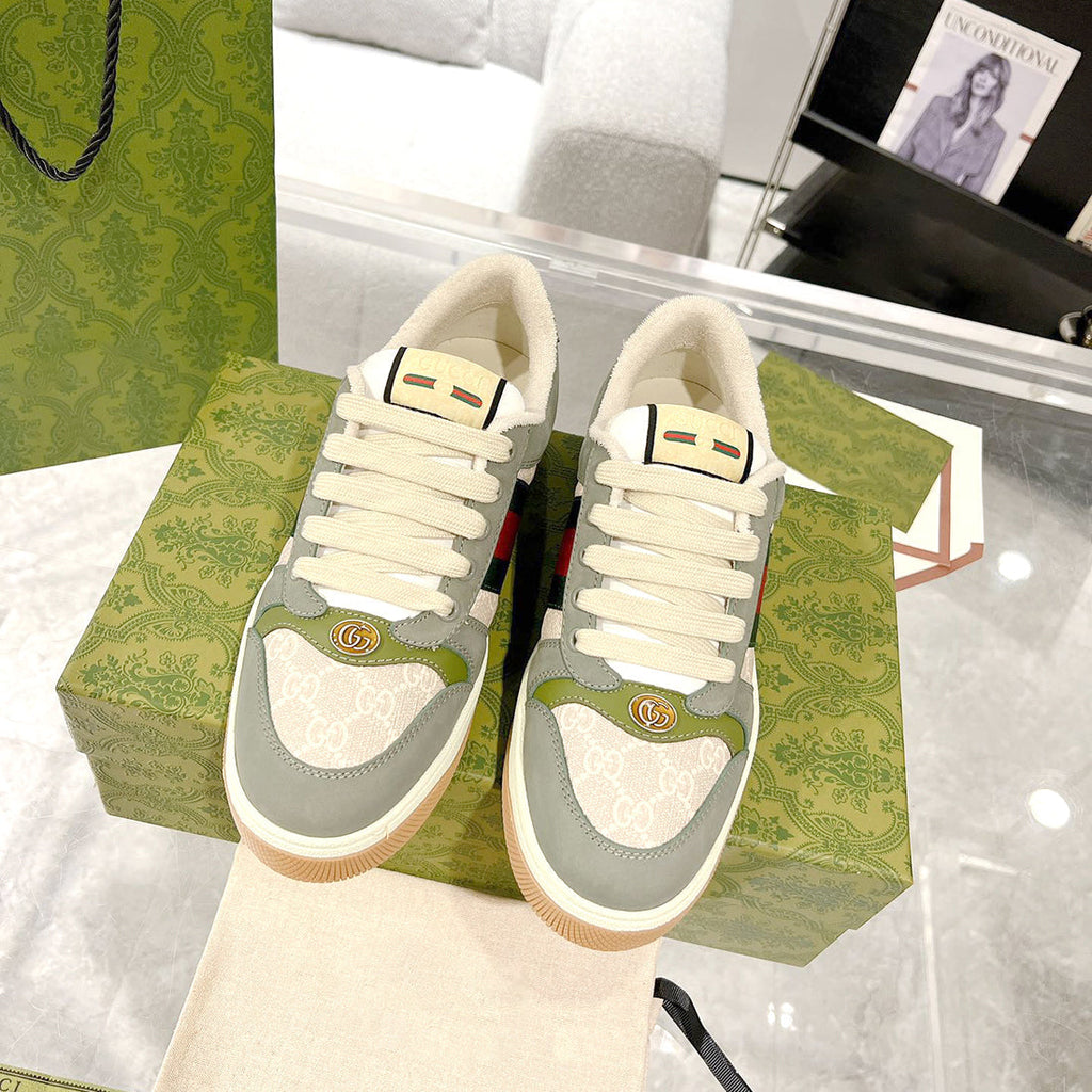 Unisex (Men's) Beige Canvas Sneakers 703648 UULG0 9680