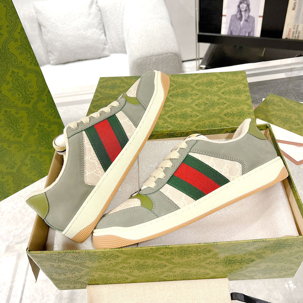 Unisex (Women's) Beige Canvas Sneakers 703648 UULG0 9680