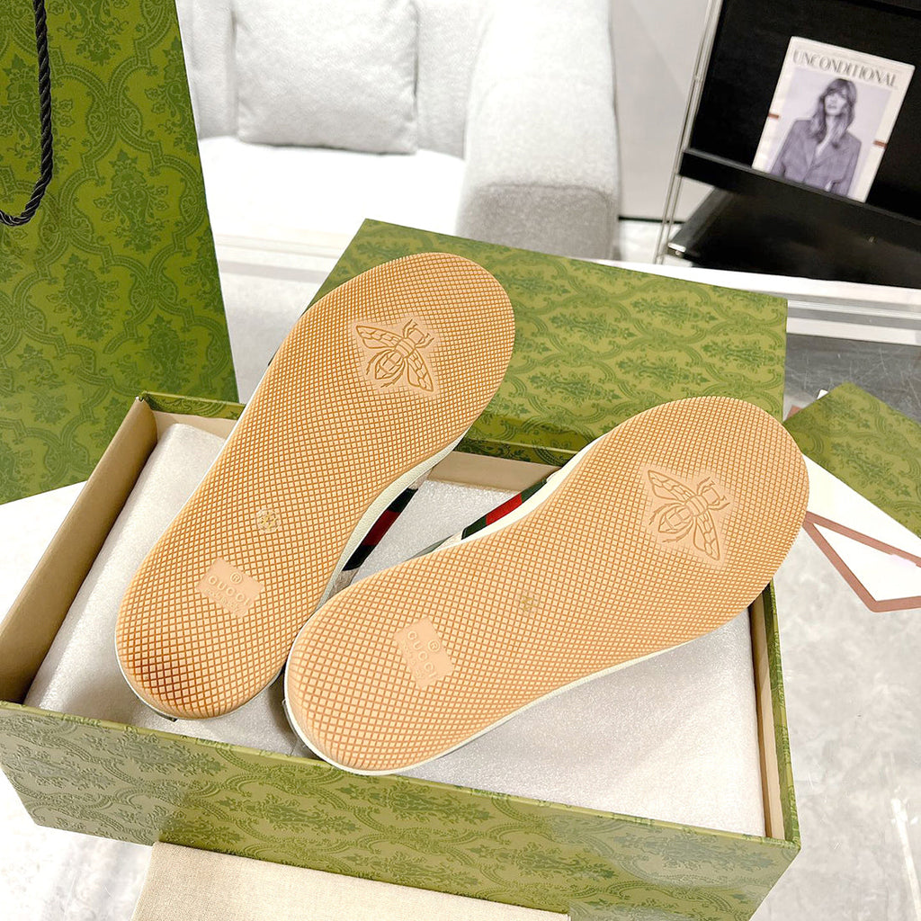 Unisex (Women's) Beige Canvas Sneakers 703648 UULG0 9680