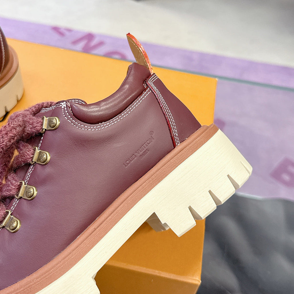 Men's Remix Derby Burgundy Plain Grain Calfskin |1AIJAP